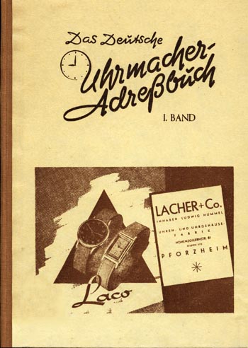 Uhrmacher Adressbuch 1949