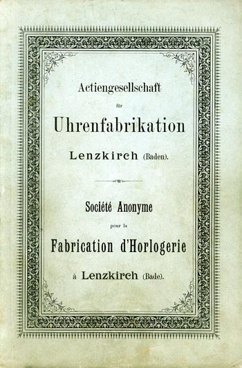 Lenzkirch 1893 Titel