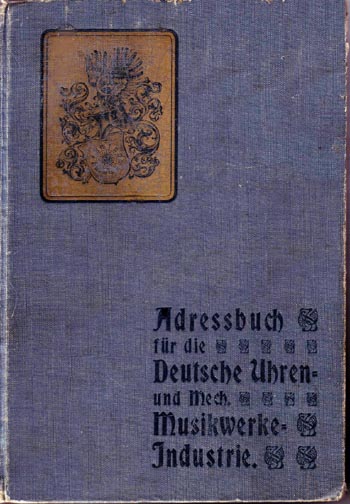 Adressbuch für die deutsche Uhrenindustrie