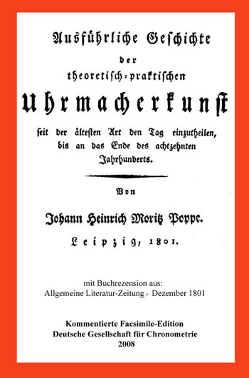 Ausführliche Geschichte der theoretisch-prakt. Uhrmacherkunst 1801