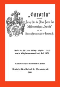 Berichte Nr. 30 - 35 der Schülervereinigung "Saxonia"