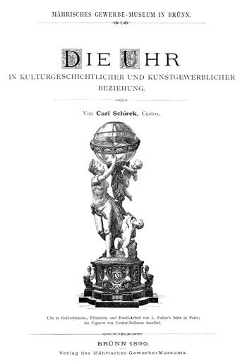 Die Uhr in kulturgeschichtlicher und kunstgewerblicher Beziehung