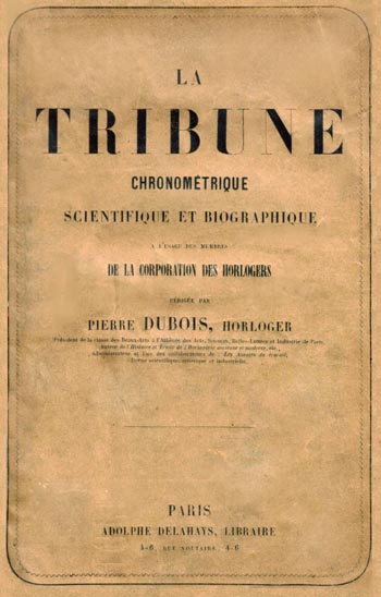 Tribune Chronometrique Titel